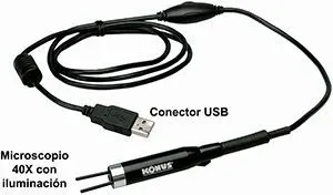Microscopio USB 40X